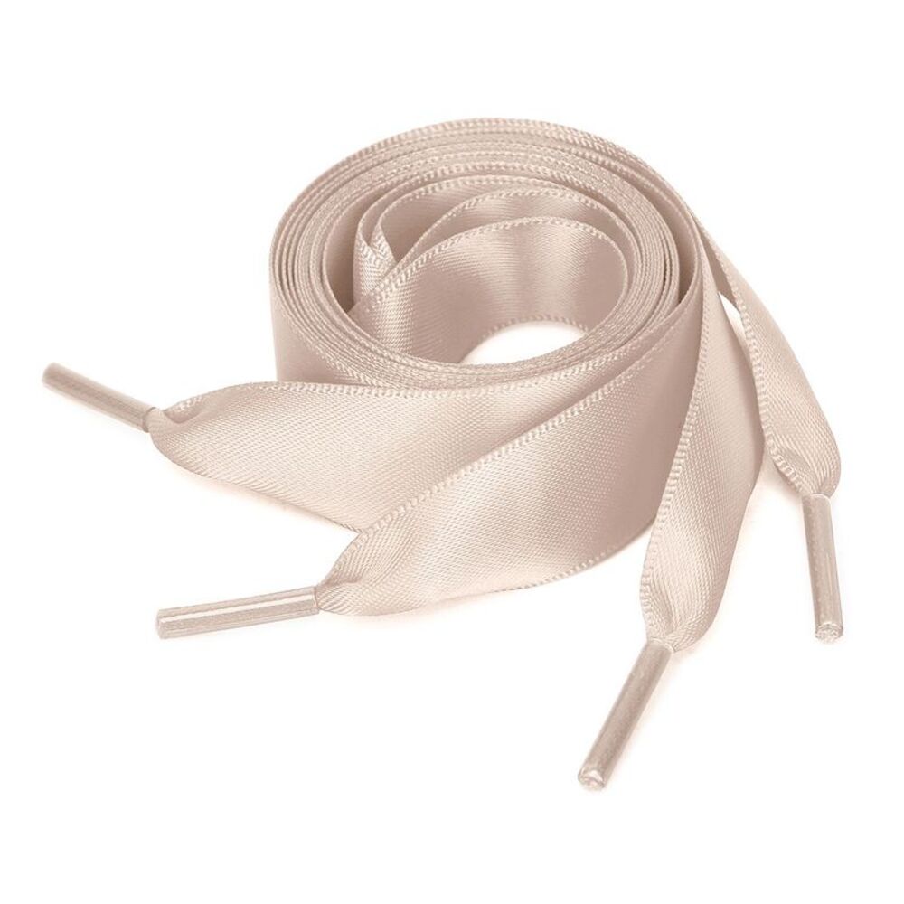 2 Pairs Satin Flat Ribbon Shoelaces Sneakers Canvas Shoestrings